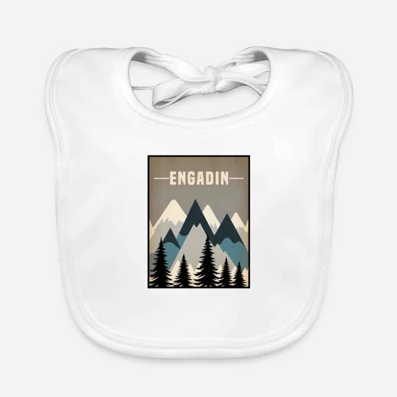 Engadin minimal Organic Baby Bibs
