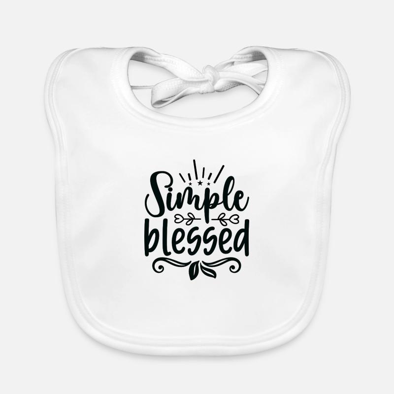 Simplement béni Bavoir bio Bébé