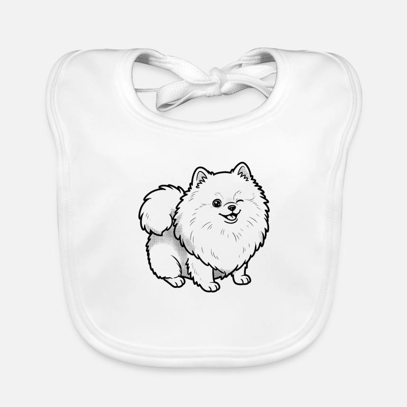 Pomsky Baby Bio-Lätzchen