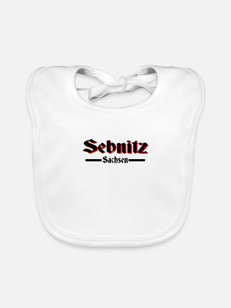 Sebnitz - Baby Bio-Lätzchen - Weiß - Vorne
