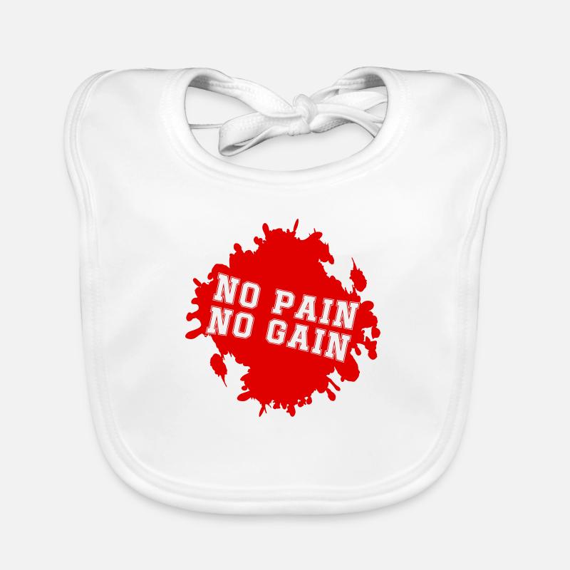 Pas de douleur, pas de gain Blobs Bavoir bio Bébé