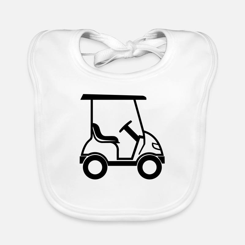 voiture de golf Bavoir bio Bébé