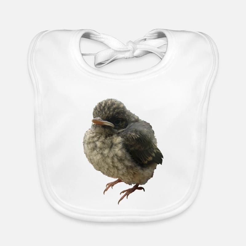 Branche des jeunes oiseaux Bavoir bio Bébé