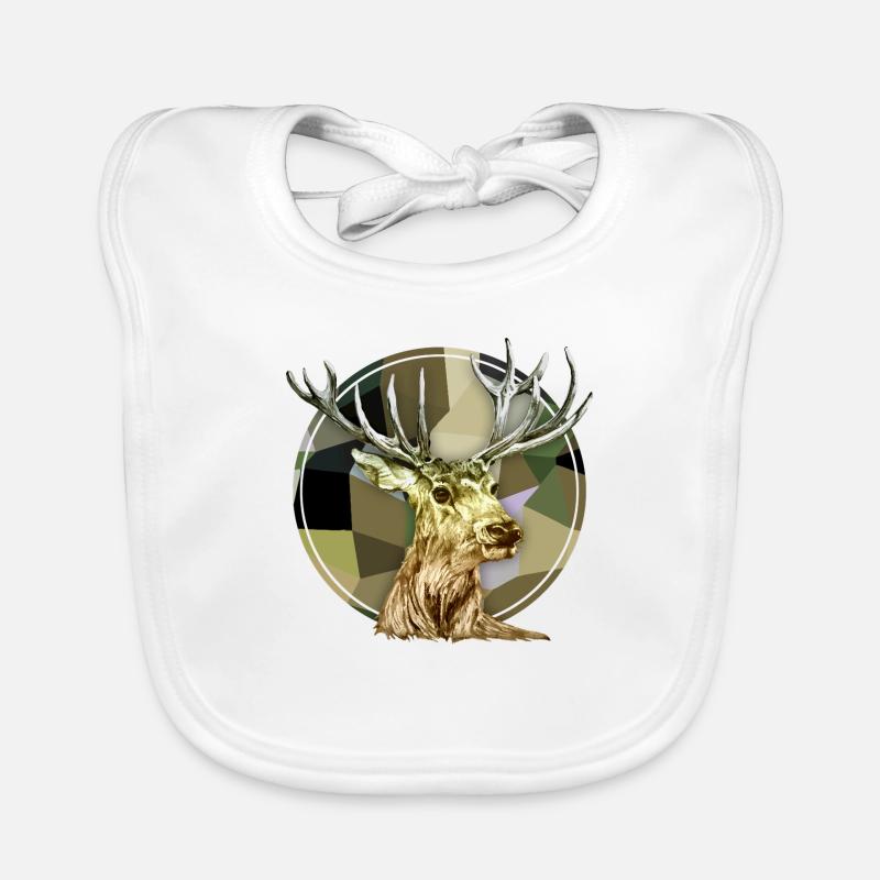 Cerf Bavoir bio Bébé