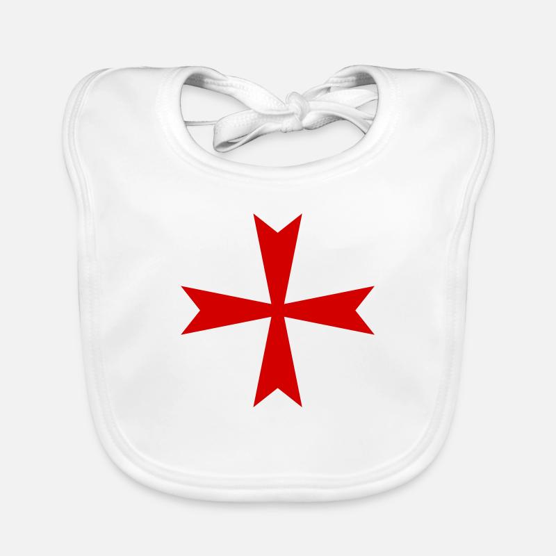 Cross Organic Baby Bibs