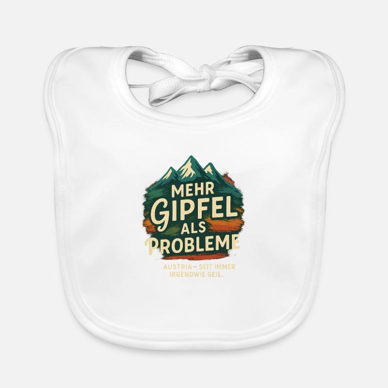More summits than problems Organic Baby Bibs