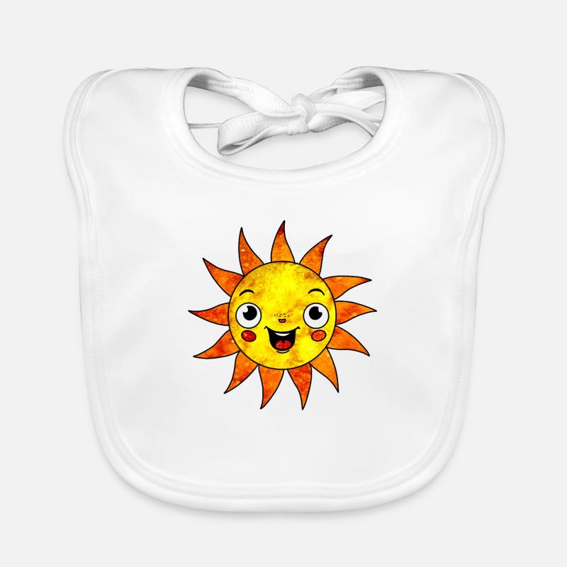 Cosmic Sun Organic Baby Bibs