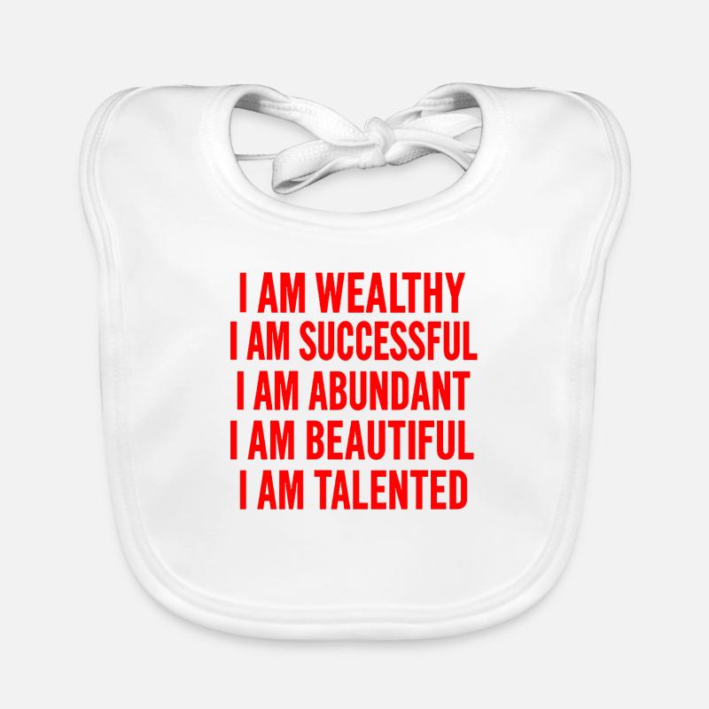 Affirmations puissantes de l’amour de soi Bavoir bio Bébé
