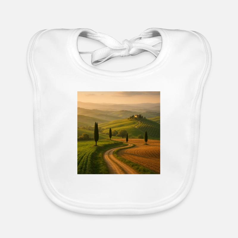 Beautiful scenery Organic Baby Bibs