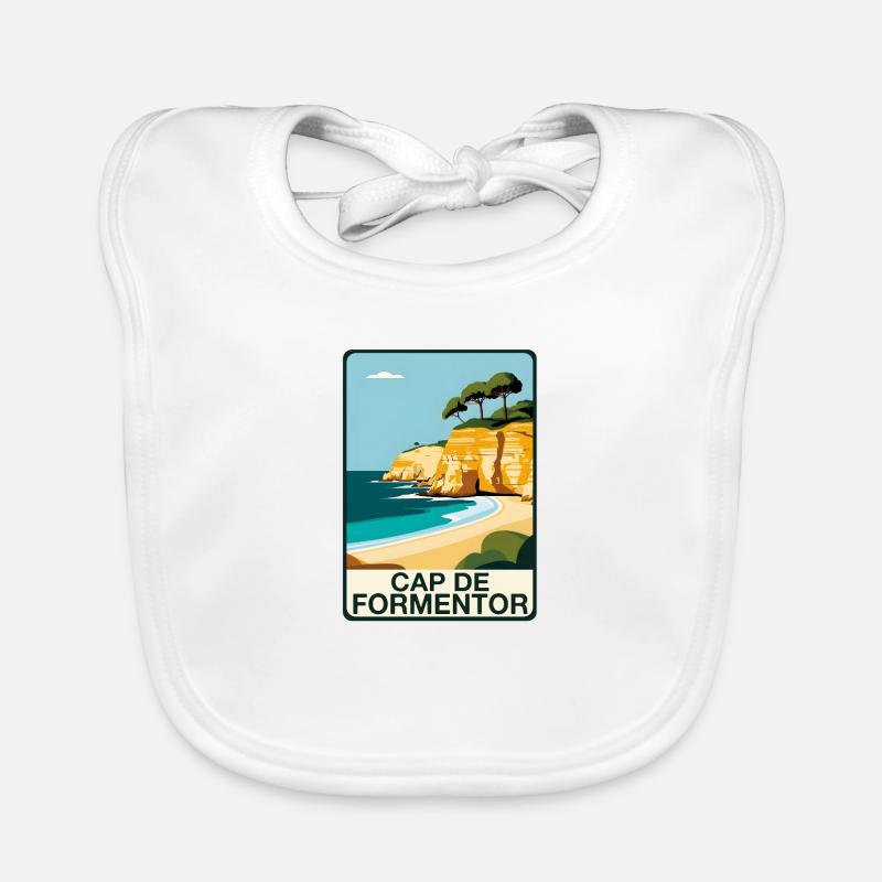 Cap de Formentor Mallorca Baby Bio-Lätzchen