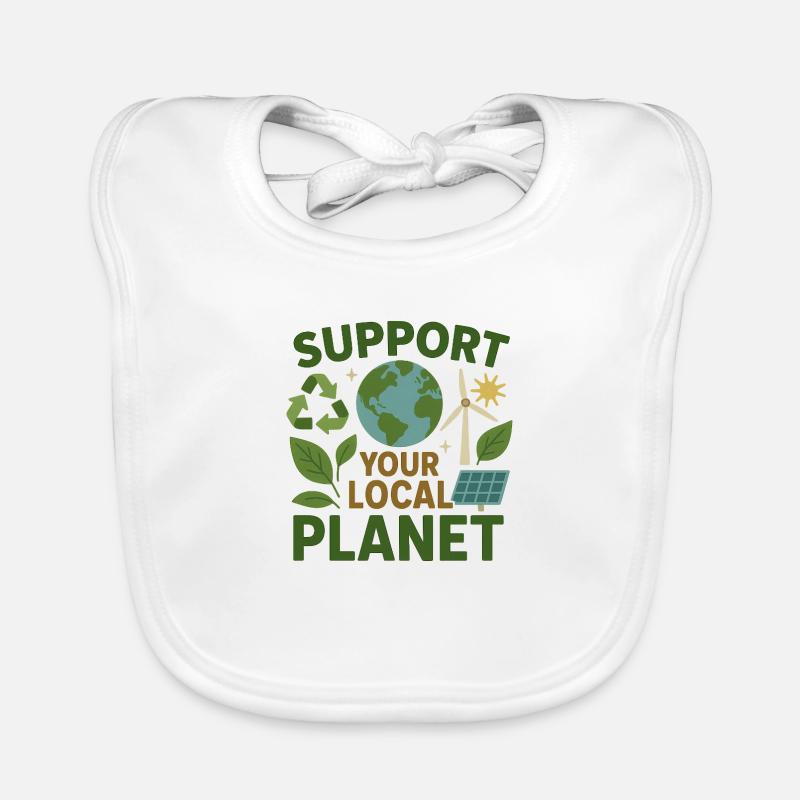 Support Your Local Planet – Umwelt Design Baby Bio-Lätzchen