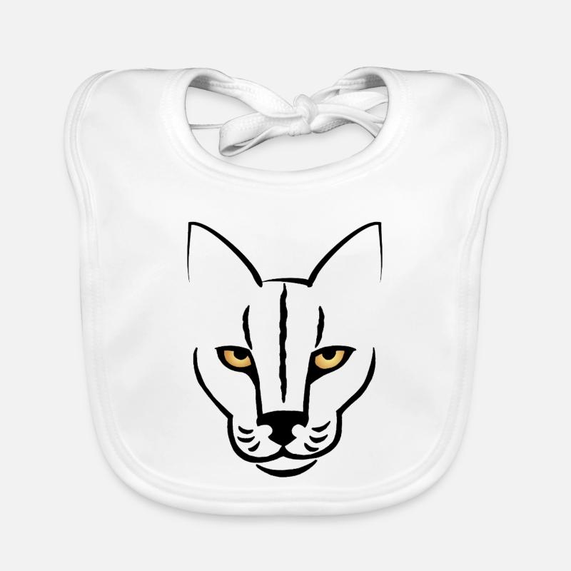 Le regard du chat Bavoir bio Bébé