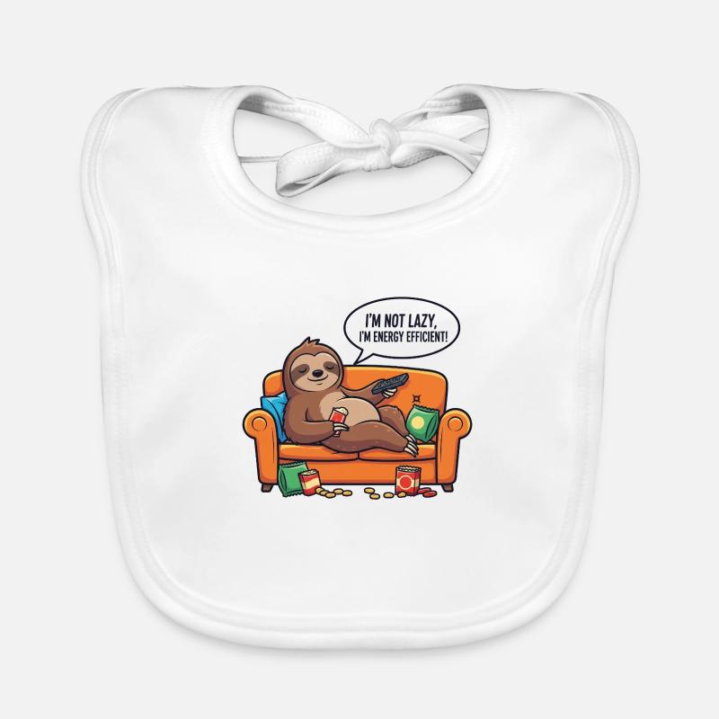 Sloth Organic Baby Bibs