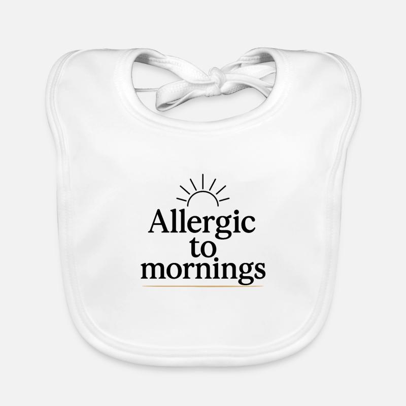 Allergic to mornings Baby Bio-Lätzchen