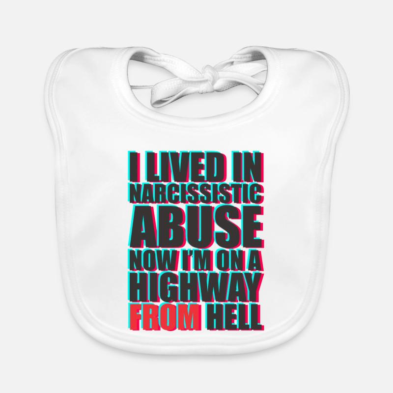 Conception de message de protestation de texte en gras Bavoir bio Bébé