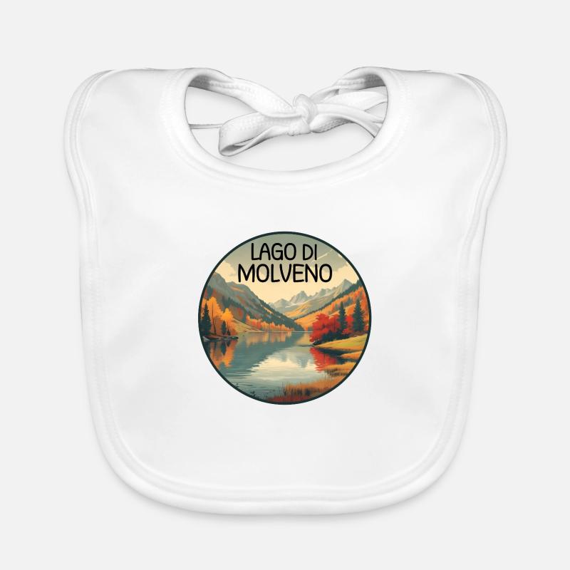 Lago di Molveno Organic Baby Bibs