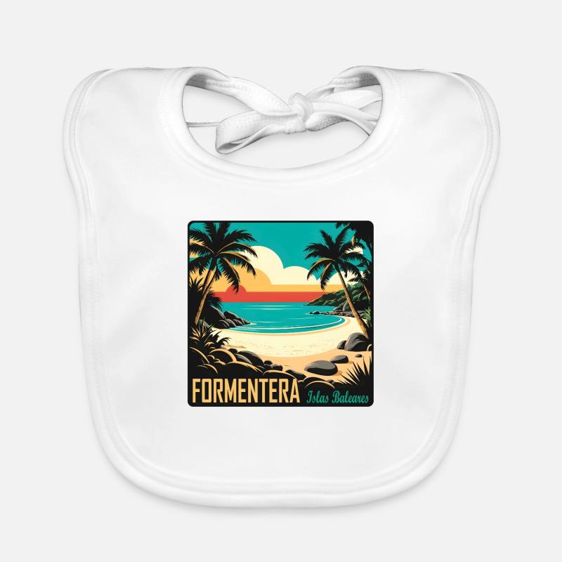 Formentera Balearen Baby Bio-Lätzchen