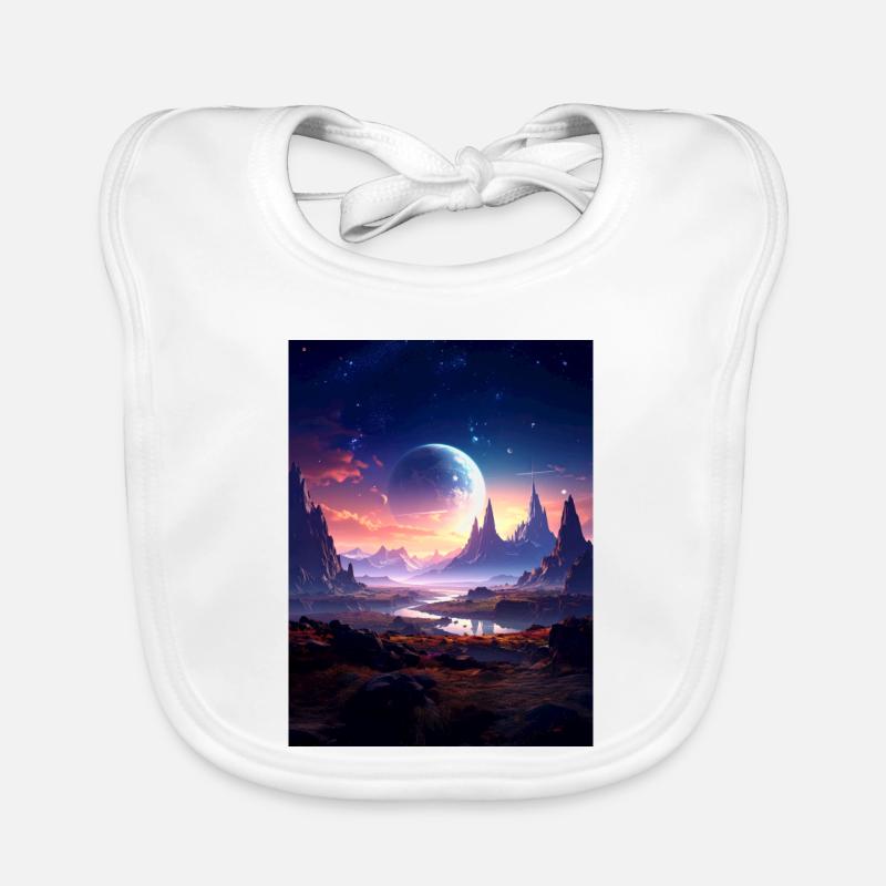 Fantasy Planet Mystery Organic Baby Bibs