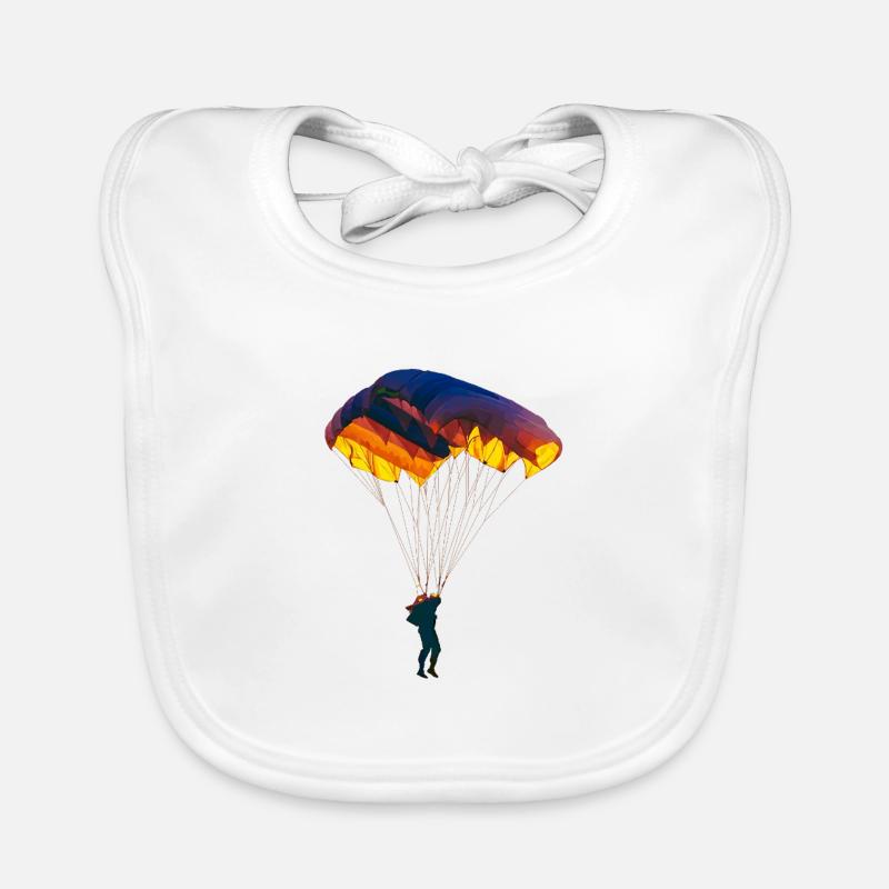 Fallschirm Baby Bio-Lätzchen