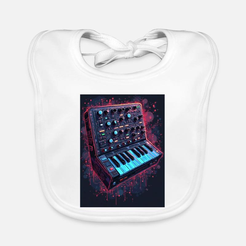 Digital Synthesizer Kunstdesign Baby Bio-Lätzchen
