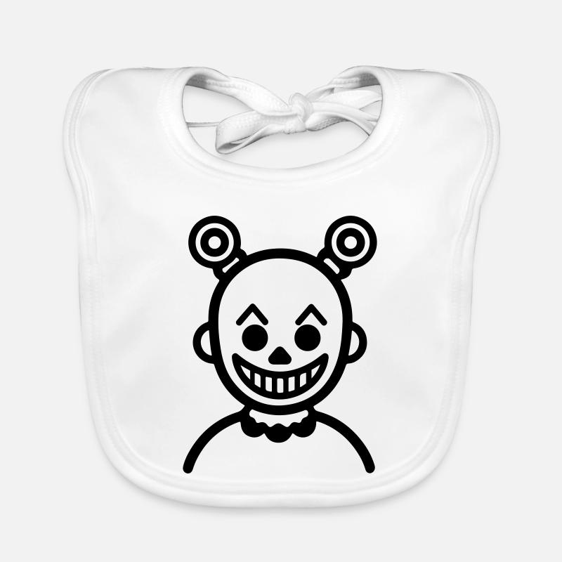 Clown Bande dessinée Bavoir bio Bébé