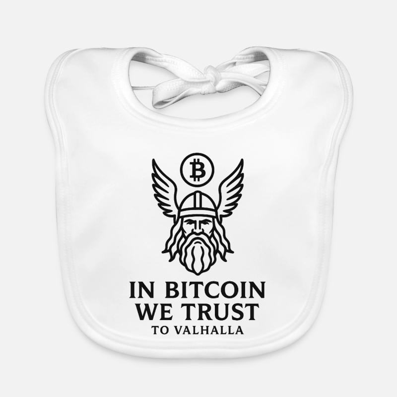 Bitcoin Valhalla Baby Bio-Lätzchen