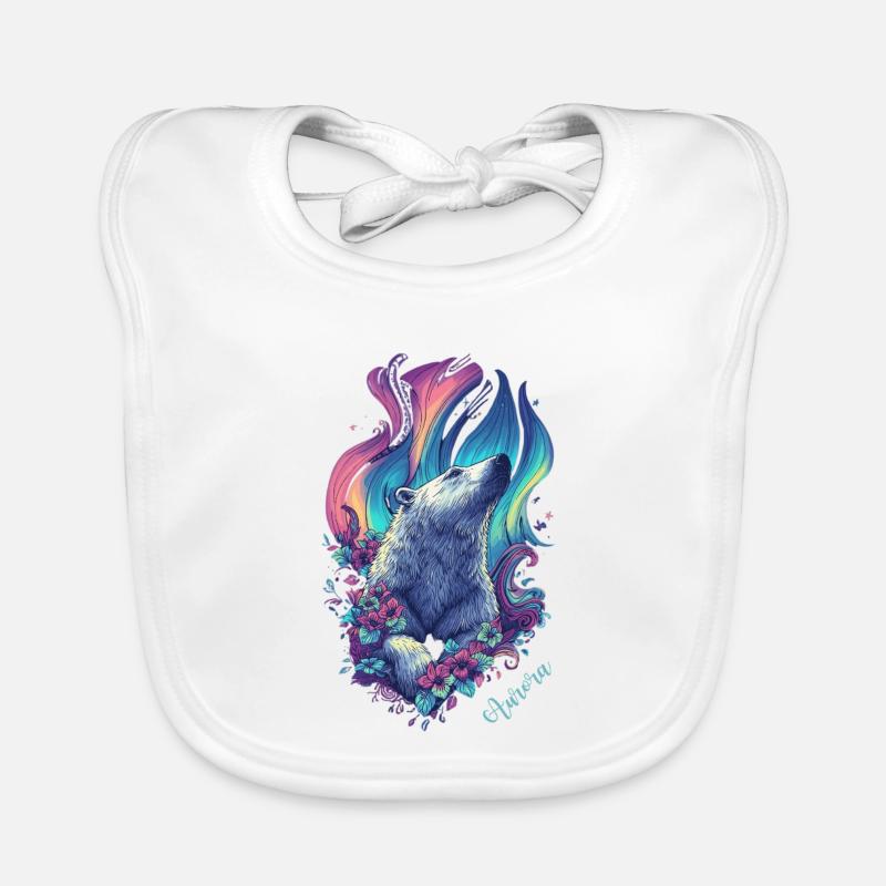 Aurora Bear Baby Bio-Lätzchen