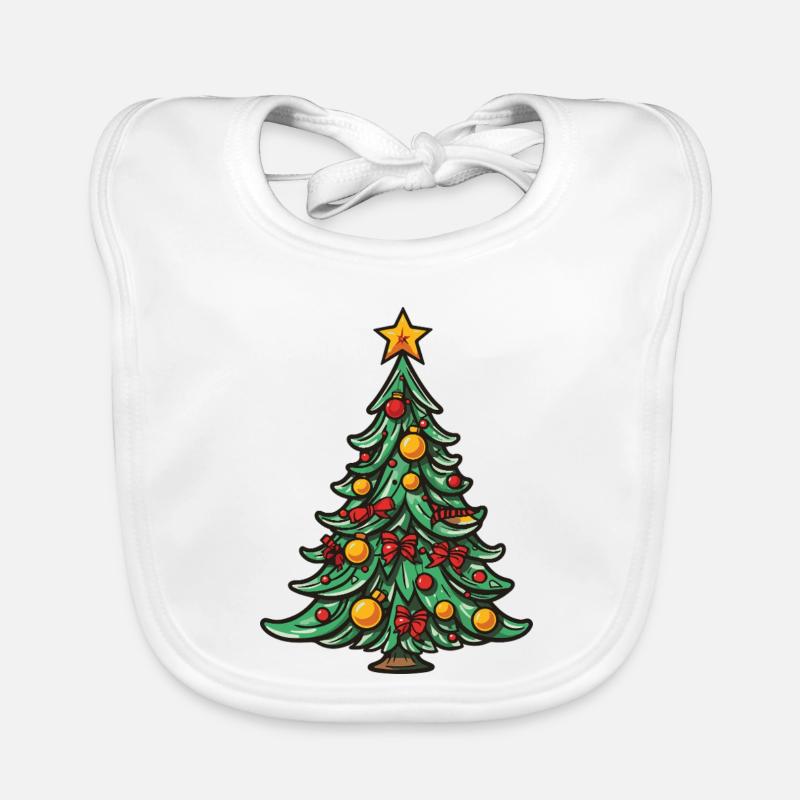 Sapin de Noël Noël Bavoir bio Bébé