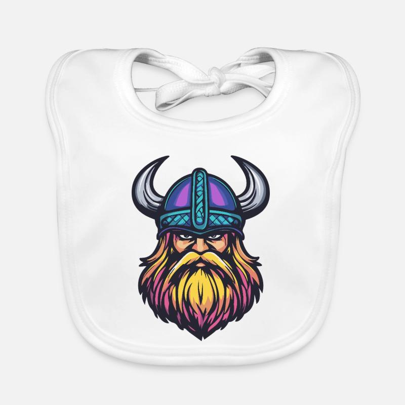 Viking Helmet Organic Baby Bibs