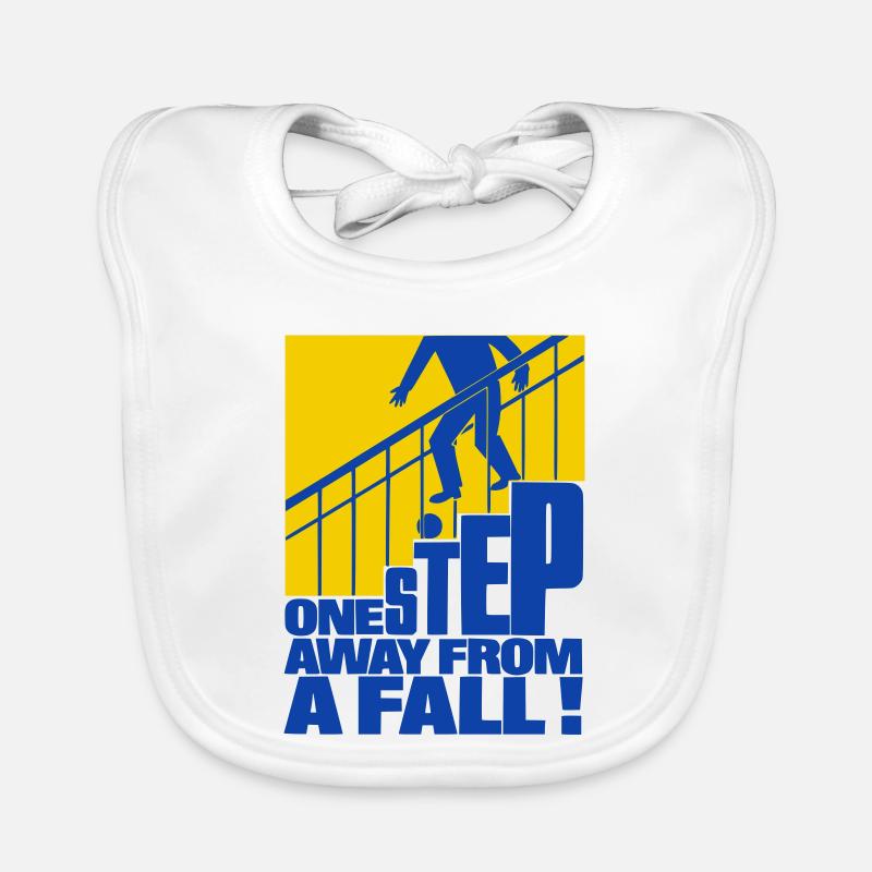 One Step Away from a Fall Bavoir bio Bébé
