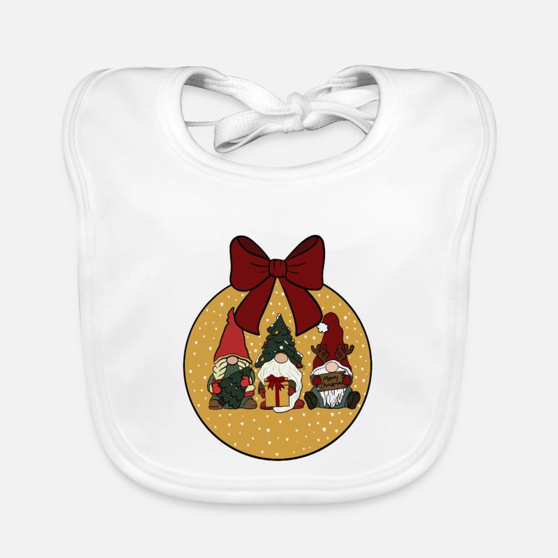 Weihnachtskugel  Baby Bio-Lätzchen