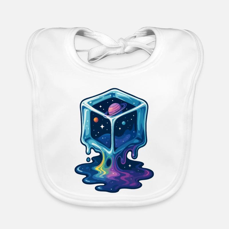 Cosmic Melt Cube Organic Baby Bibs