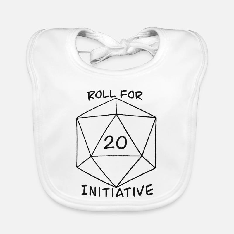 Lancer l’initiative - Bavoir bio Bébé - blanc