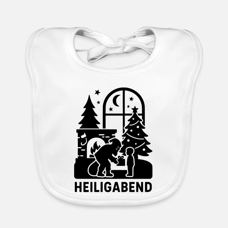 heiligabend Baby Bio-Lätzchen