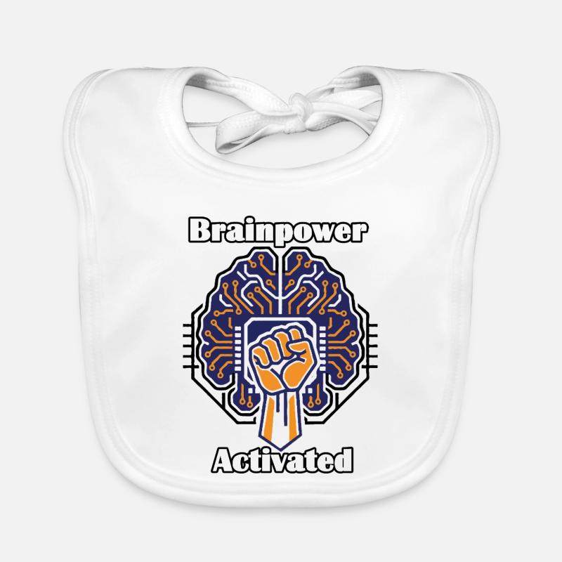 Brainpower Activated Organic Baby Bibs