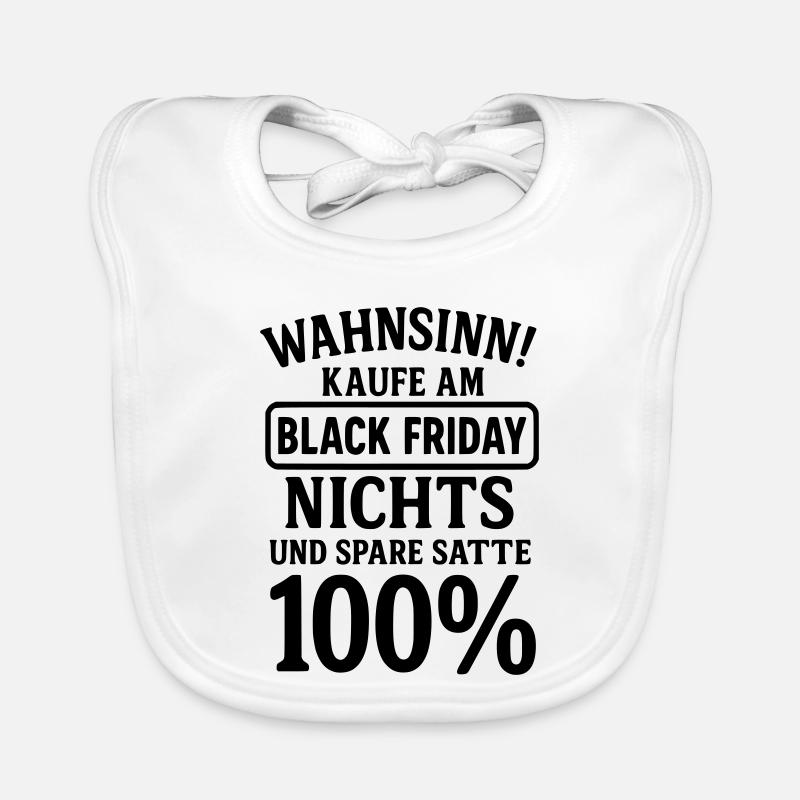 Dicton drôle de Black Friday Bavoir bio Bébé