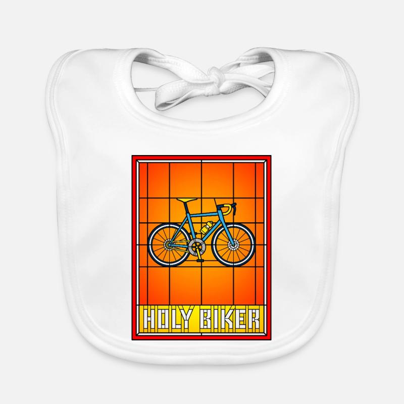 Saint Vélo en Verre Biker Bavoir bio Bébé