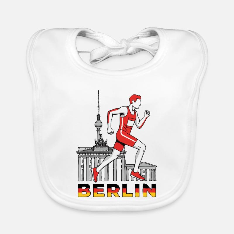 Berlin Runner - Bavoir bio Bébé - blanc