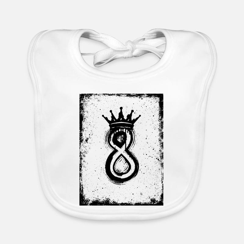 8 – Crown King Design Baby Bio-Lätzchen