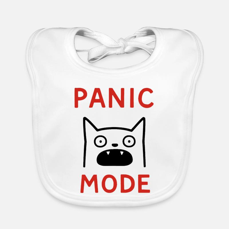 Panikmodus Katze Baby Bio-Lätzchen