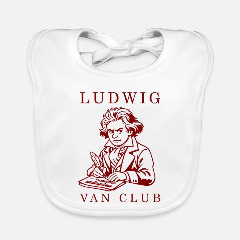 Beethoven Organic Baby Bibs
