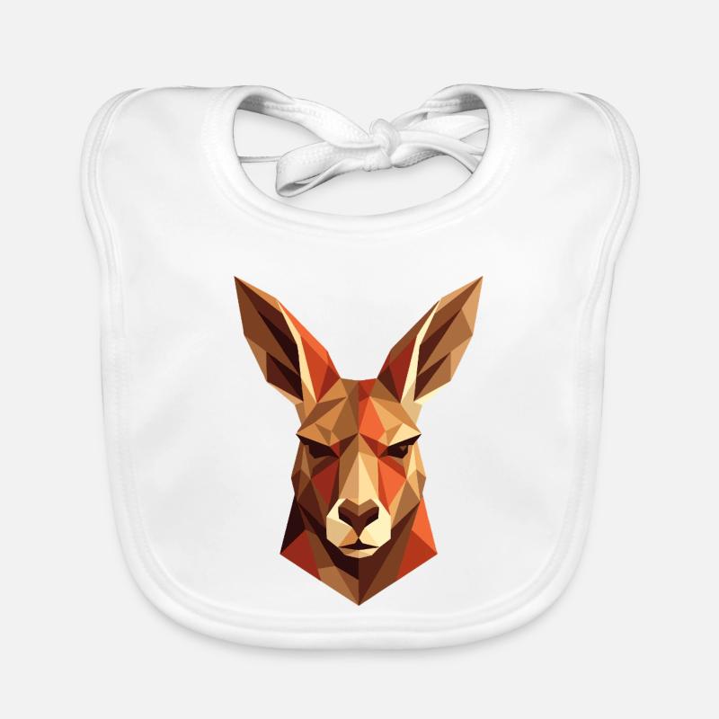 Känguru Australien Outback Wilde Süße Kängurus Baby Bio-Lätzchen