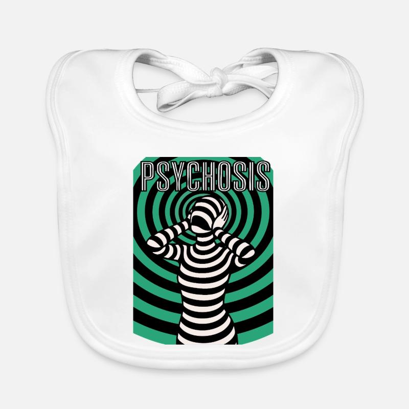 Psychedelic Psyche, Hypnos, Hallucination Organic Baby Bibs