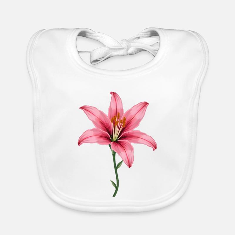 Lys Rose Bavoir bio Bébé
