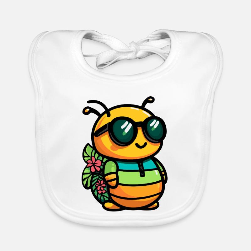 Worm Comic Holiday Bavoir bio Bébé