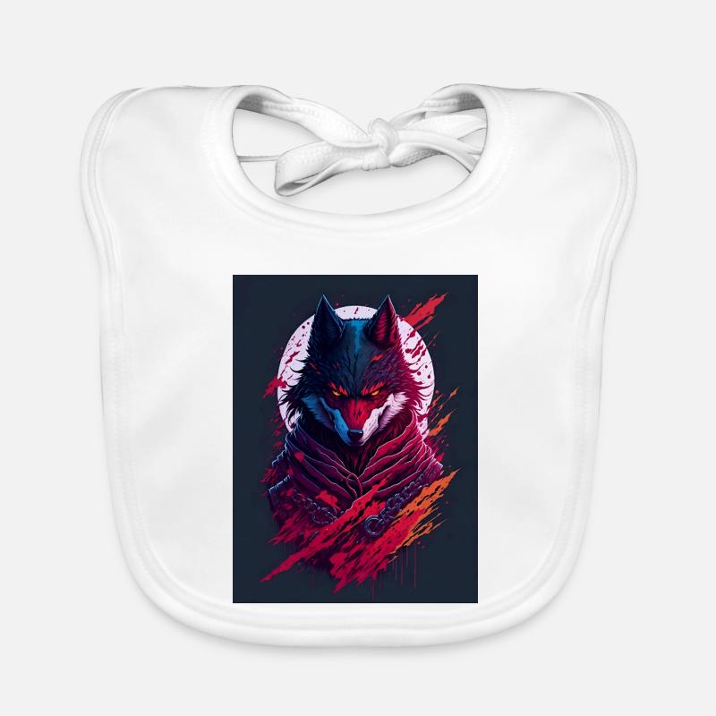 Blutmond Wolfsgeist Baby Bio-Lätzchen