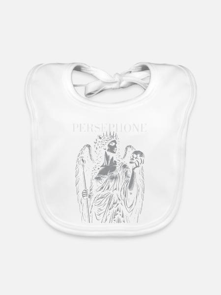 Persephone - Baby Bio-Lätzchen - Weiß - Vorne