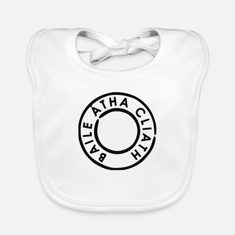 Baile Átha Cliath - Dublin Poststempel Baby Bio-Lätzchen