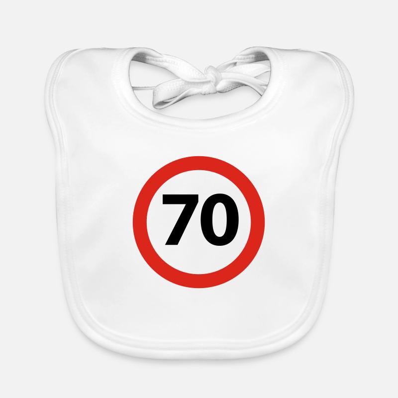 70 Anniversaire Bavoir bio Bébé