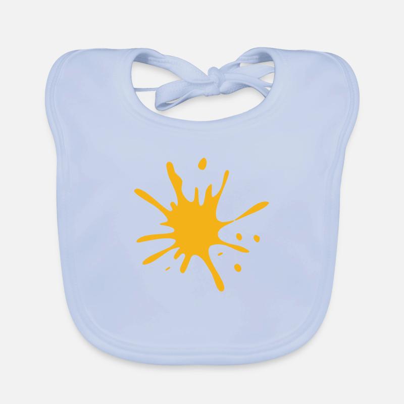 Paintball Splat Organic Baby Bibs